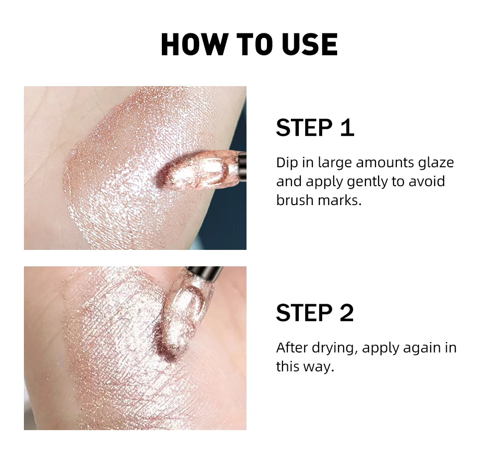 QIBEST shimmer lip gloss beauty girl diamond glitter lip tint waterproof long lasting 6 colors gray flash liquid lipstick makeup