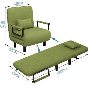 Modern folding sofa bed apartment small apartment simple single and double folding sofa with armrest