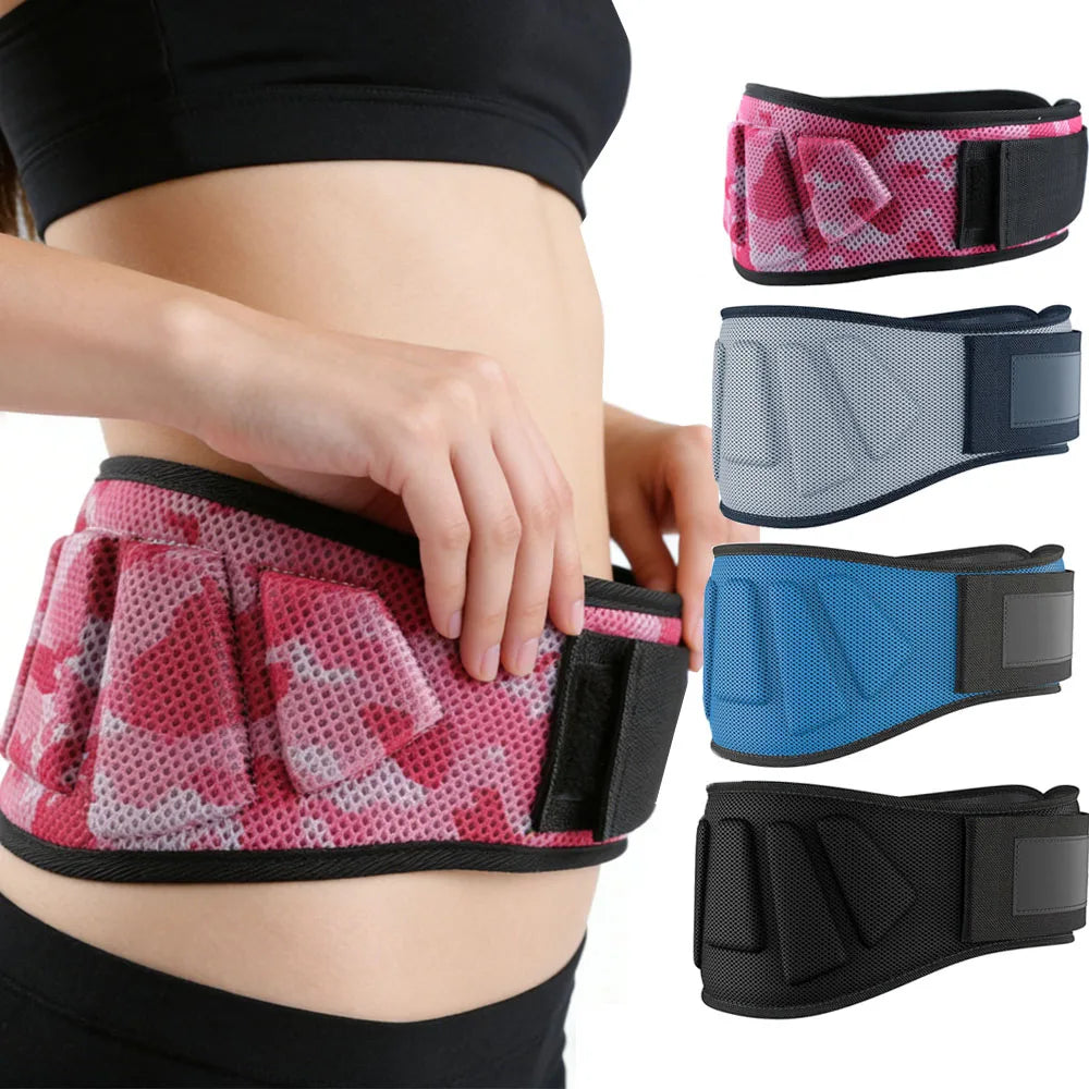 Fitness Waist Belt for Men, Suitable for Outdoor Sports, Featuring a Wide Adjustable Strap for Weightlifting, Deadlifts