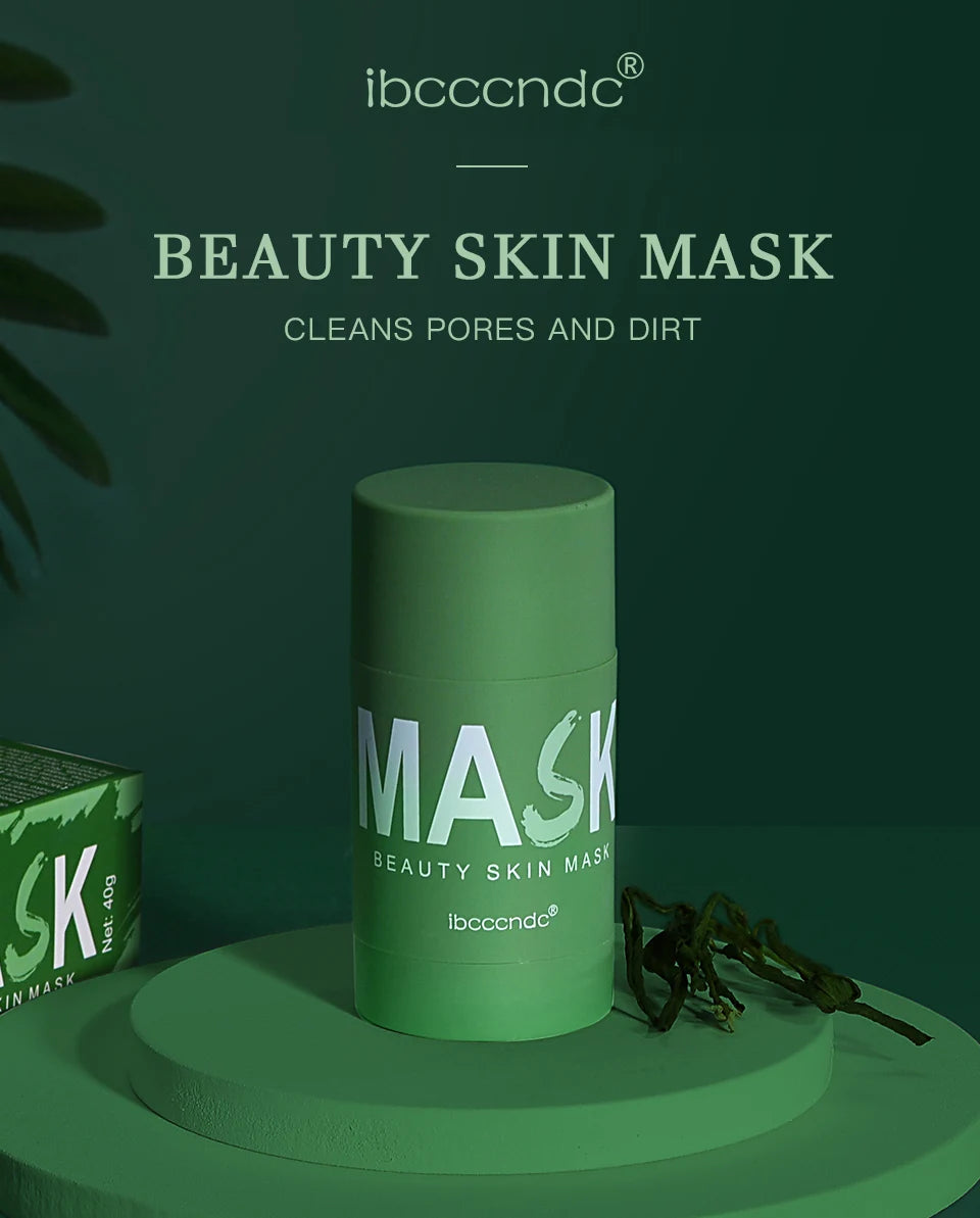 Green Tea Cleansing Stick Mask – Washable Mud Mask for Oil Control (40g)