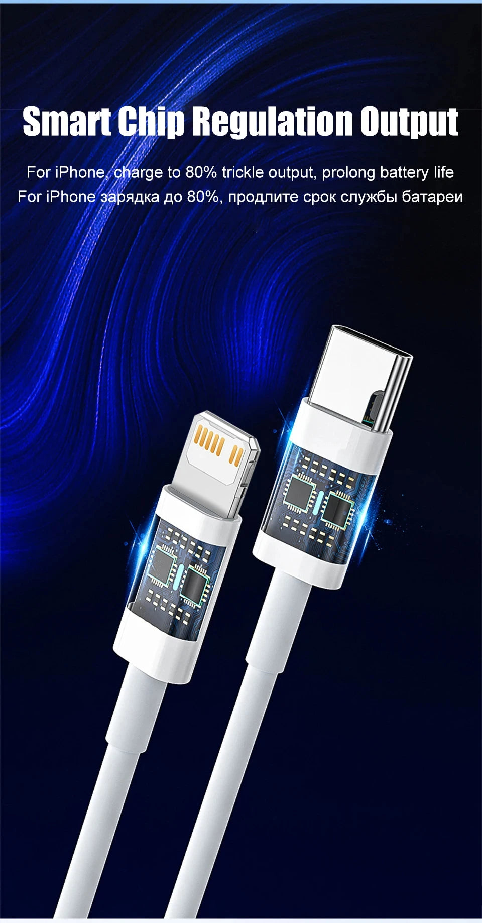 PD 30W USB Cable For Apple iPhone 15 14 13 12 11 Pro Max 7 8 Plus XS X XR Fast Charging USB C Cable Charge Date Wire Accessories