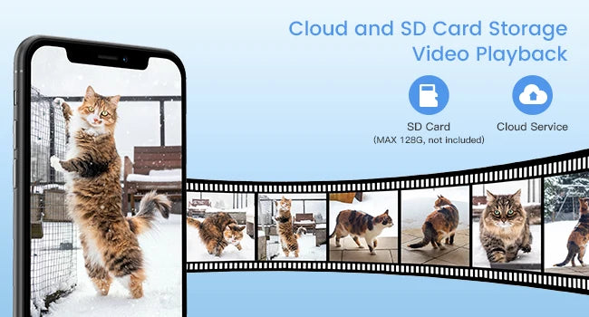 Ctronics Real 4K 8MP Surveillance Camera WiFi 5G Outdoor 360 16X 5X Optical Zoom Security Camera UHD Night Vision Auto Tracking