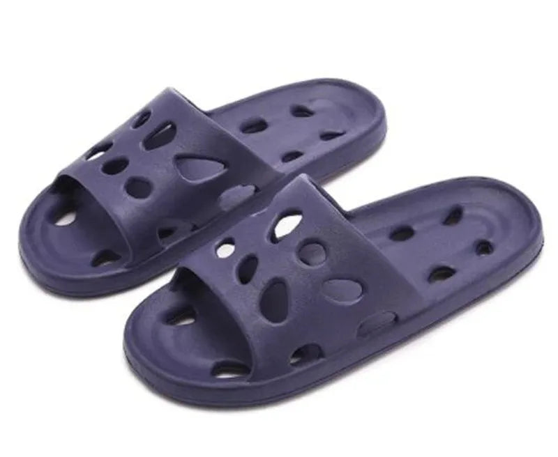 Summer Leaky Slippers Bathroom Bathing Confortable Men Women Couple Home Indoor Non-slip EVA Sandals Slippers Beach Slippers