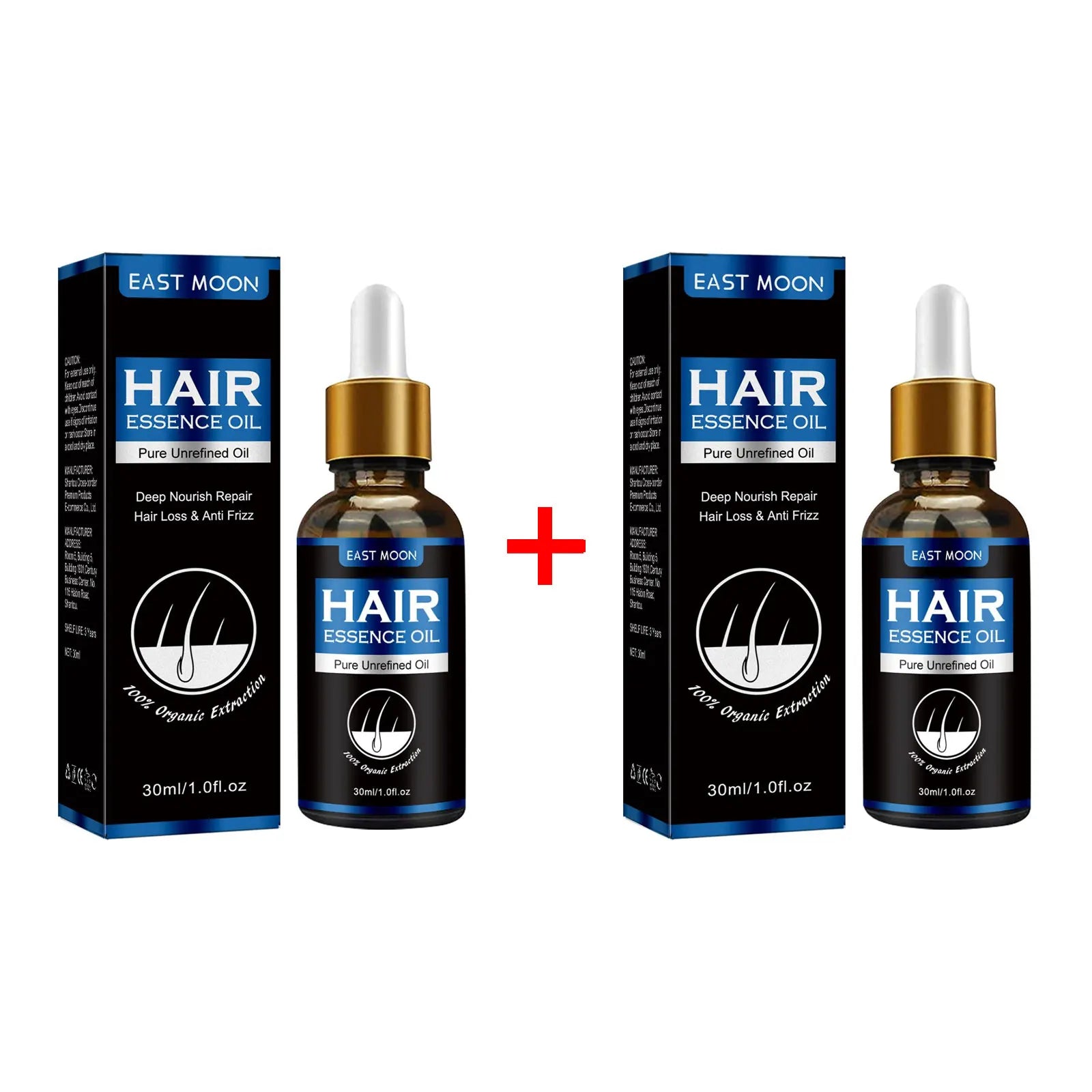East Moon Vitamin E Hair Growth Oil – 30ml Hair Regrowth & Root-Strengthening Serum for Men
