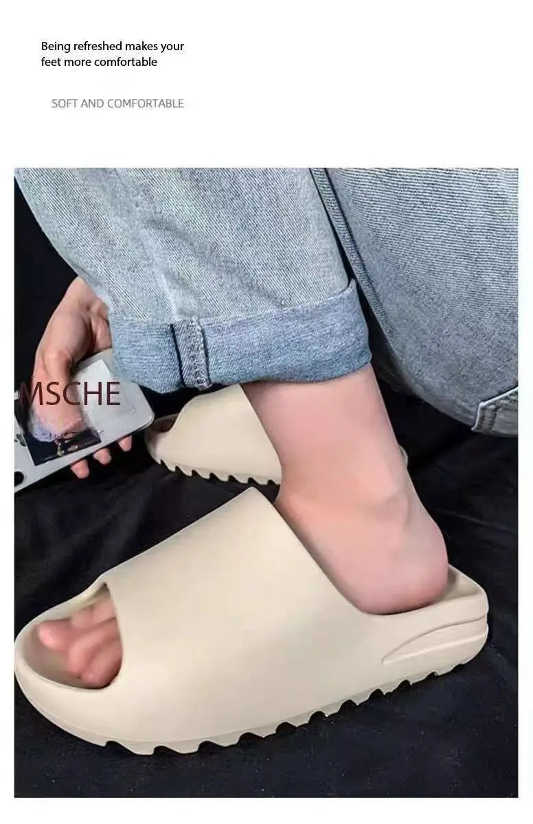 Coconut Slippers Cloud Thick-soled Sandals Summer Fashion Soft Bottom Beach Men Slippers Women's Sandals EVA Slides