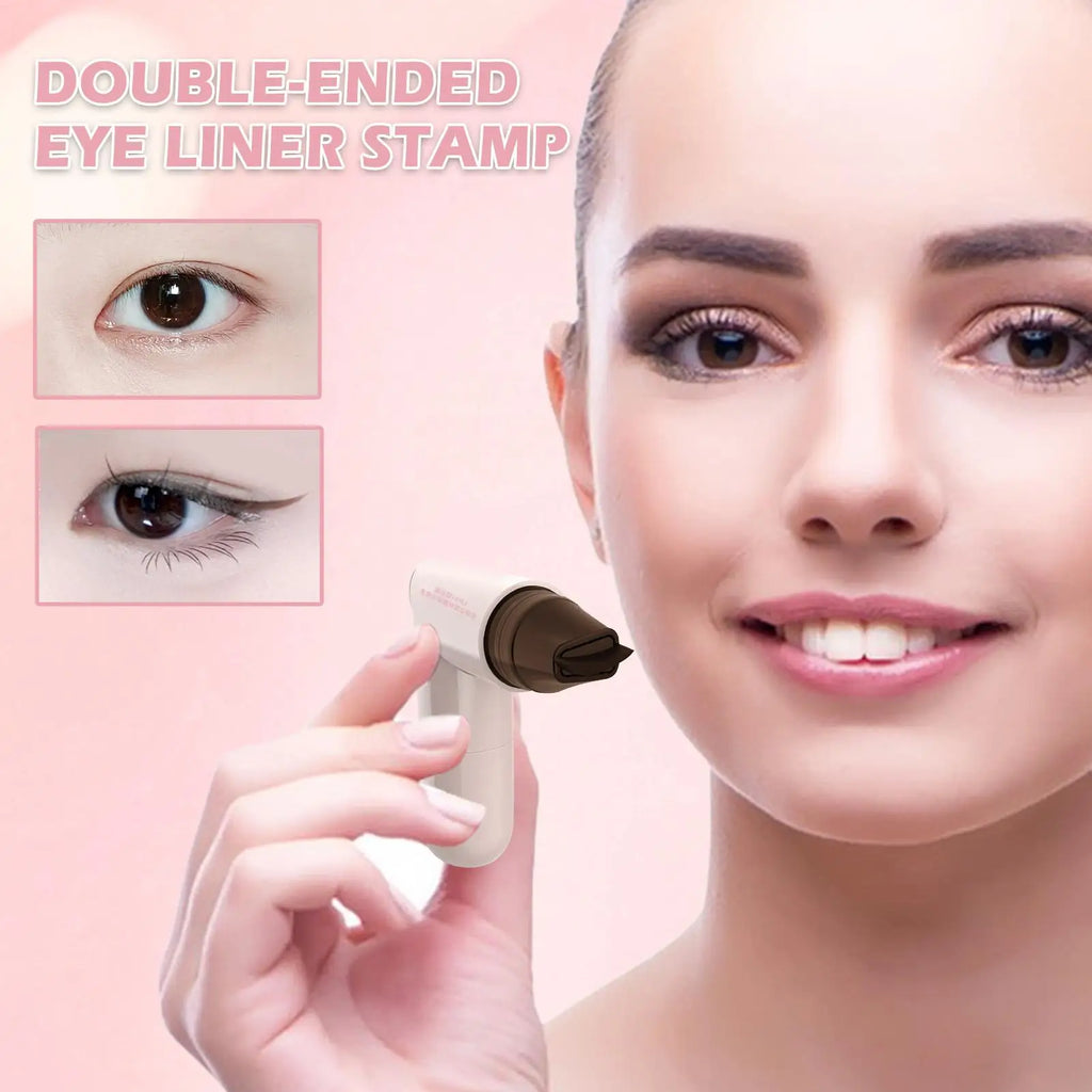 Eye liner Winged Eye End Stamp Double-Tip Women Makeup Eye End Wing Stamp Waterproof Stencil Portable Quick Drying Cosmetics