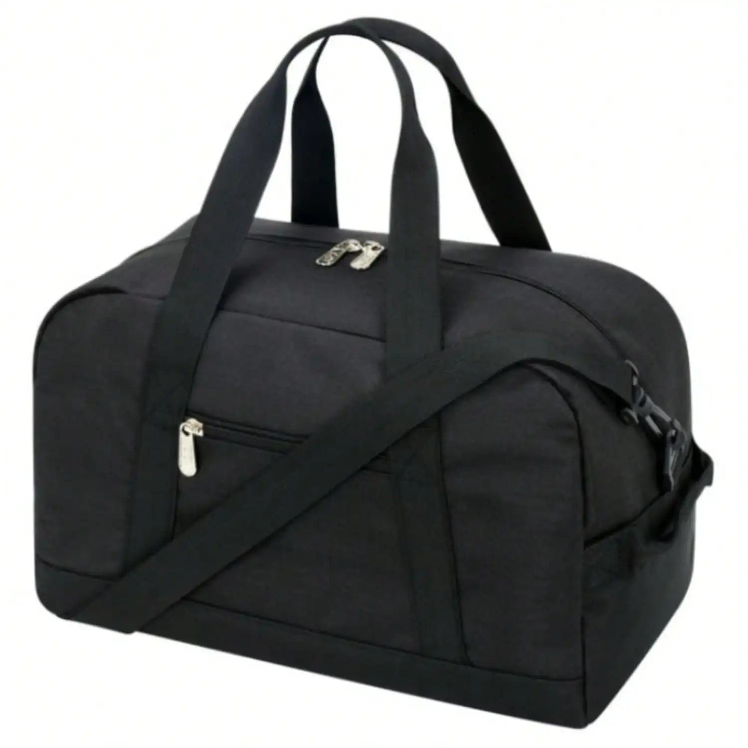 Fitness bag, handbag crossbody bag,luggage bag, lightweight multi compartment,double zipper design,suitable for overnight travel