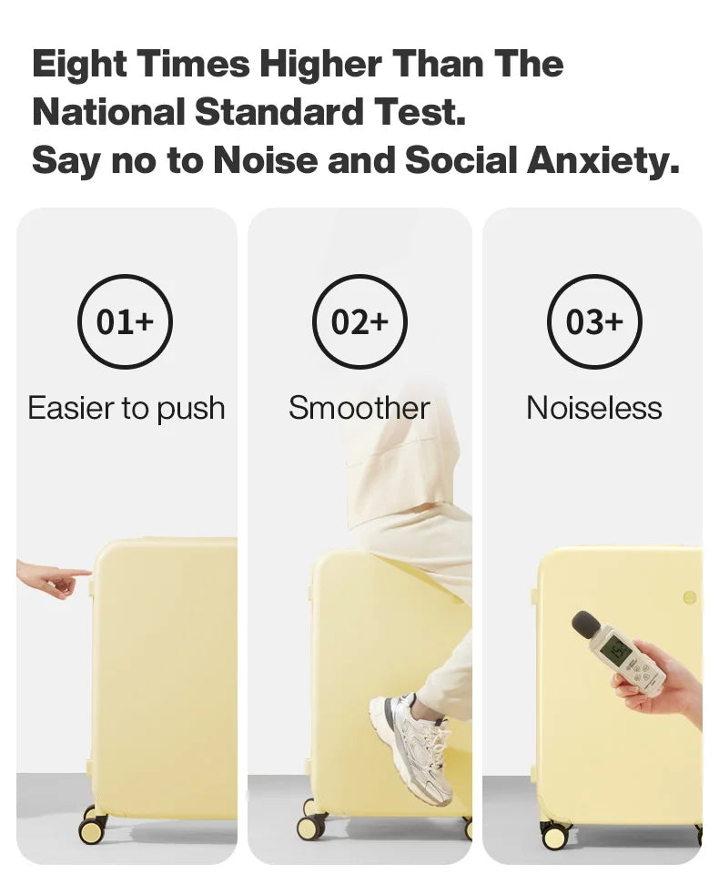 Mixi New Design Puristic Expandable Travel Luggage TSA Lock Lightweight Large Capacity PC Suitcases Spinner Wheels 20 24 26Inch