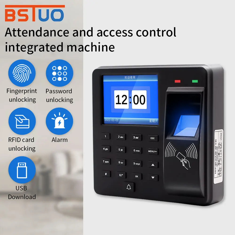 Asia-Teco M10H Fingerprint Time & Access Terminal (2.4" TFT)