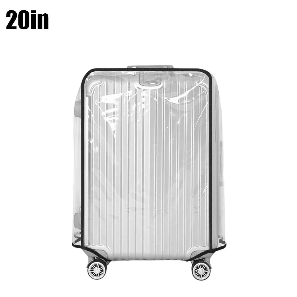 18-30inch Transparent Luggage Protector Cover Waterproof Suitcase Protector Cover Rolling Luggage Suitcase Cover Dustproof Cover