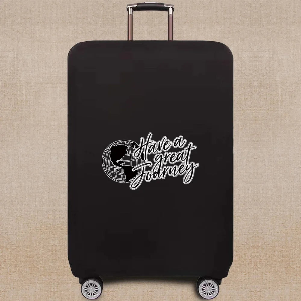 Travel Elastic Protective Cover Luggage Case Travel Global Pattern Series Luggage Cover 18-32inch Travel Accessories