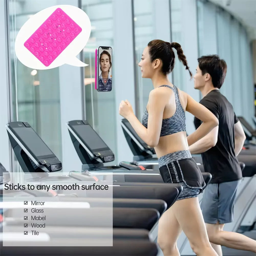 Universal Fixing Silicone Suction Mobile Phone Suction Cup Mounted Bracket Phone for iPhone Android Universal Selfies and Videos