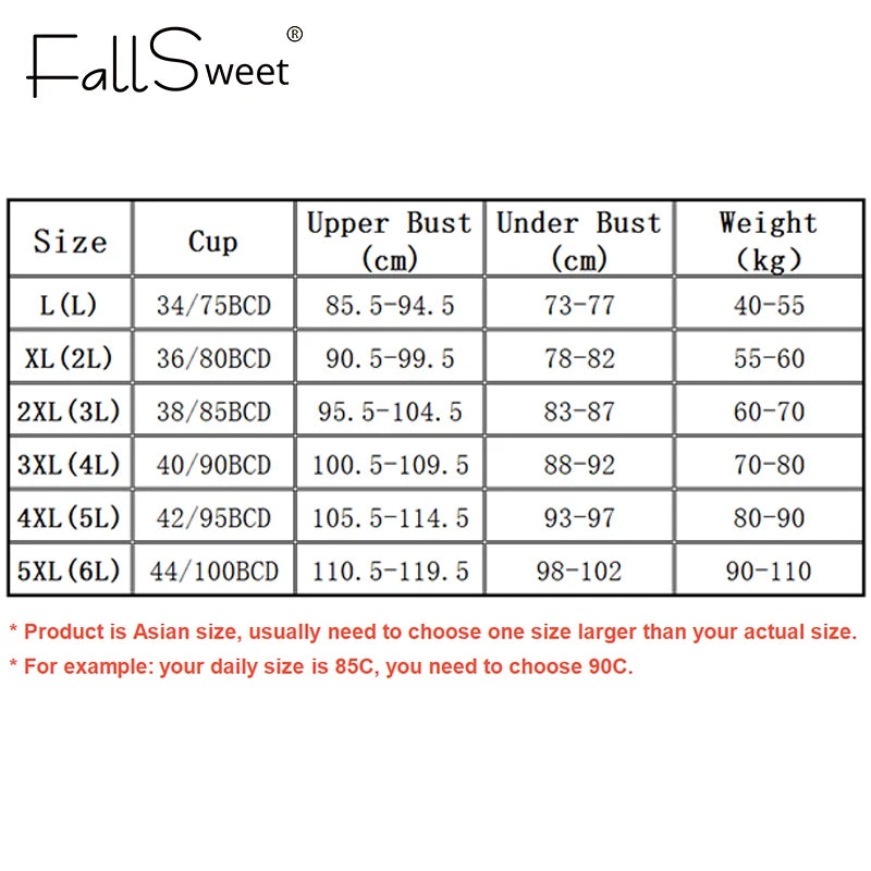 Fallsweet Seamless “Ice-Silk” Wireless Lace Bralette — Full Cup, Plus-Size, Everyday Comfort