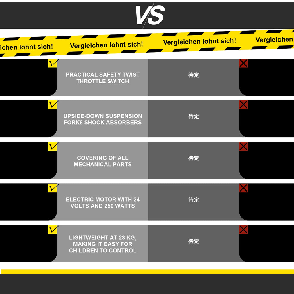 KOOZ HP122E Electric Dirt Bike 300W Motor 36V4AH Lithium Battery Electric Motorcycle Hydraulic Brake 12" Fat Tire Snow E-bike