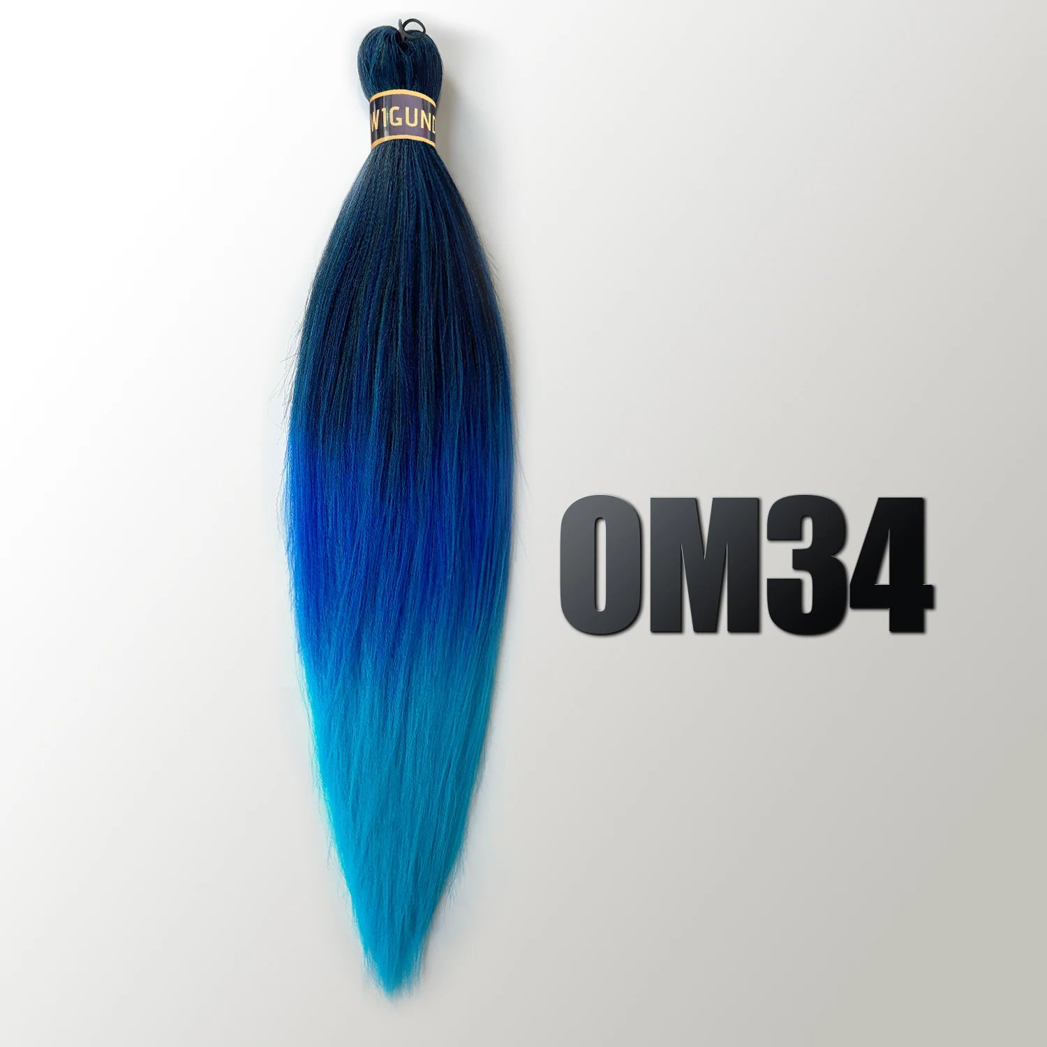 Wigundle Pre-Stretched Braiding Hair — EZ Crochet Yaki Straight (Flame-Retardant Kanekalon)