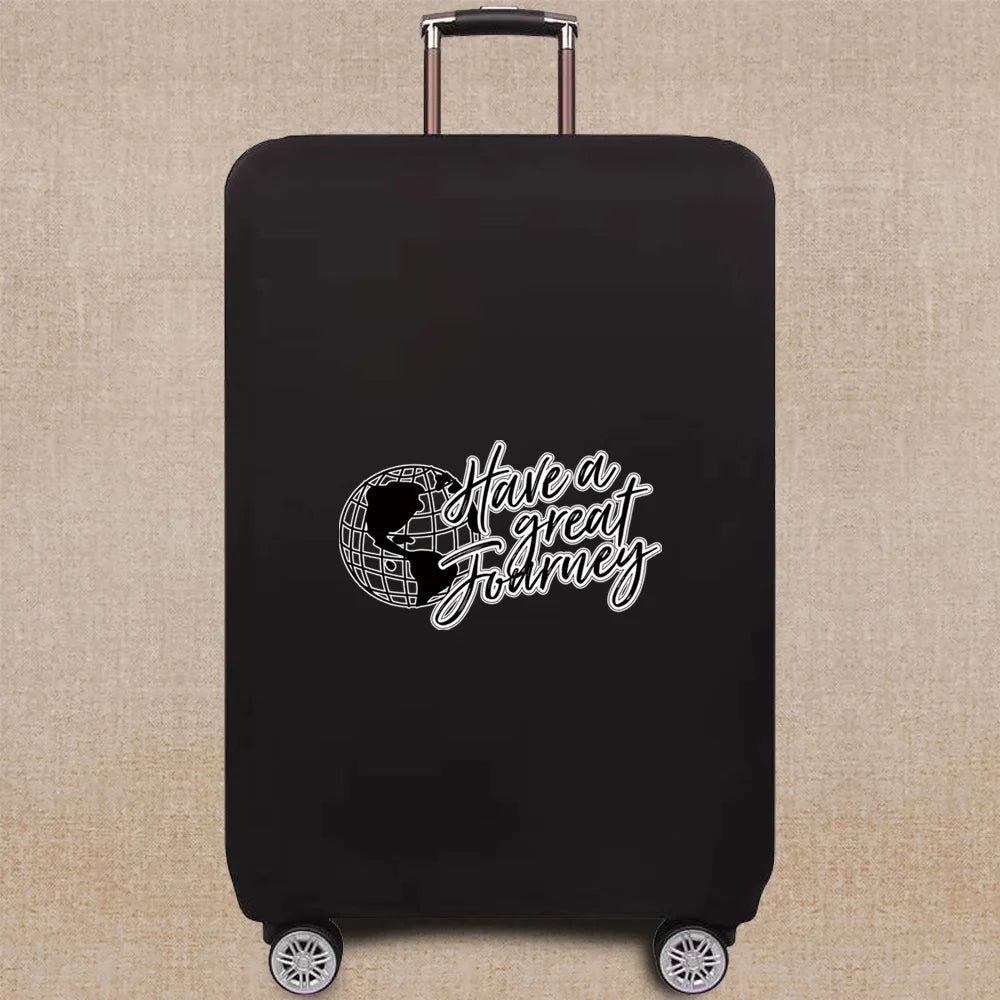 Travel Elastic Protective Cover Luggage Case Travel Global Pattern Series Luggage Cover 18-32inch Travel Accessories