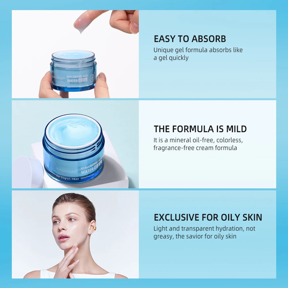 Hydro Boost Hyaluronic Acid Hydrating Face Moisturizer Gel-Cream to Hydrate and Smooth Extra-Dry Skin