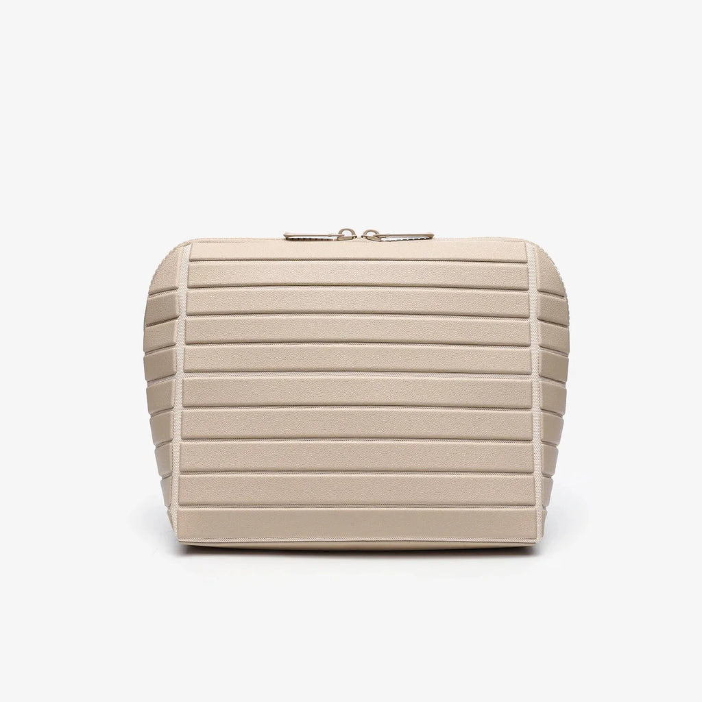 Geometric Makeup Organizer Bag – Large-Capacity Zipper Travel Case