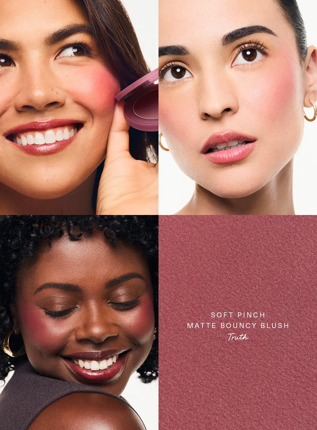 Rare Beauty Soft Pinch Matte Bouncy Cushiony Cream-to-powder Blush Airy And Lightweight Soft Pinch Liquid Blush Natural Flush