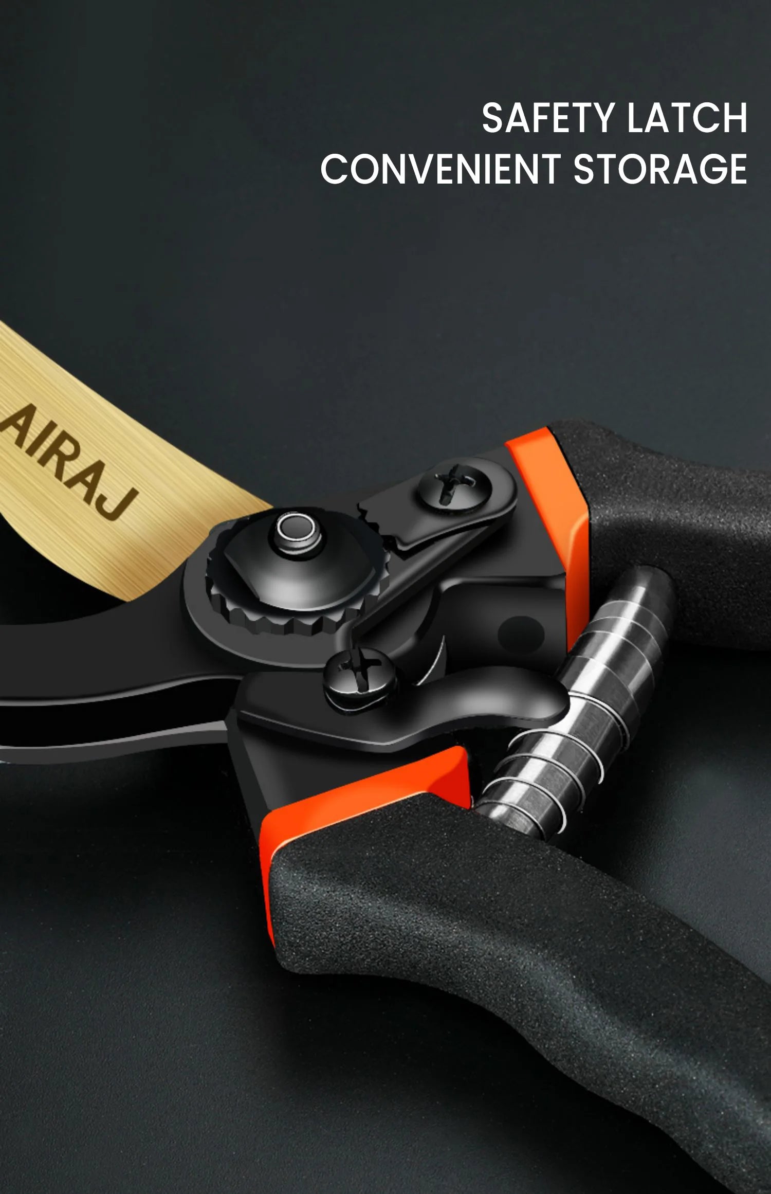 AIRAJ Bypass Pruning Shears – Heavy-Duty Ultra-Sharp Hand Pruners