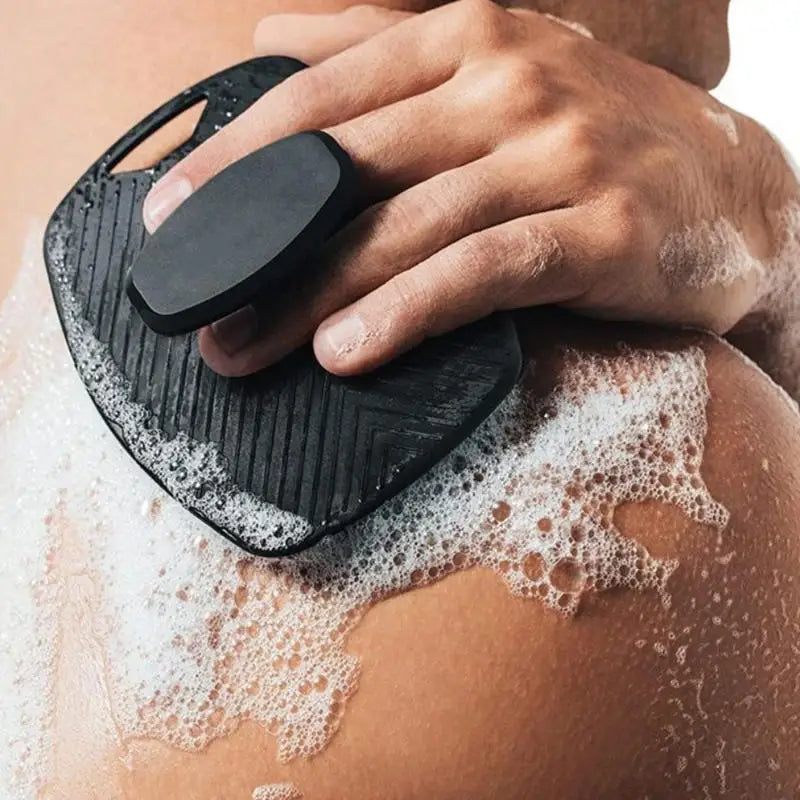 1/5pc Soft Silicone Exfoliating Brush Cleanser Manual Body Cleansing Care Scrubber Shower Gentle Massage Bath For Men