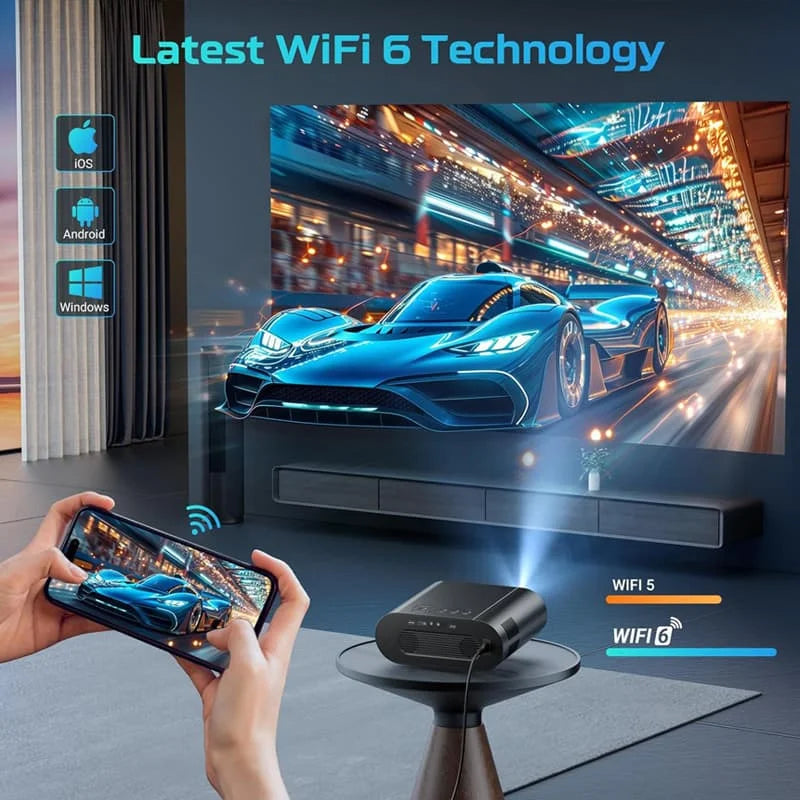 2025 Huaweishi L007 4K Smart Home Cinema Projector