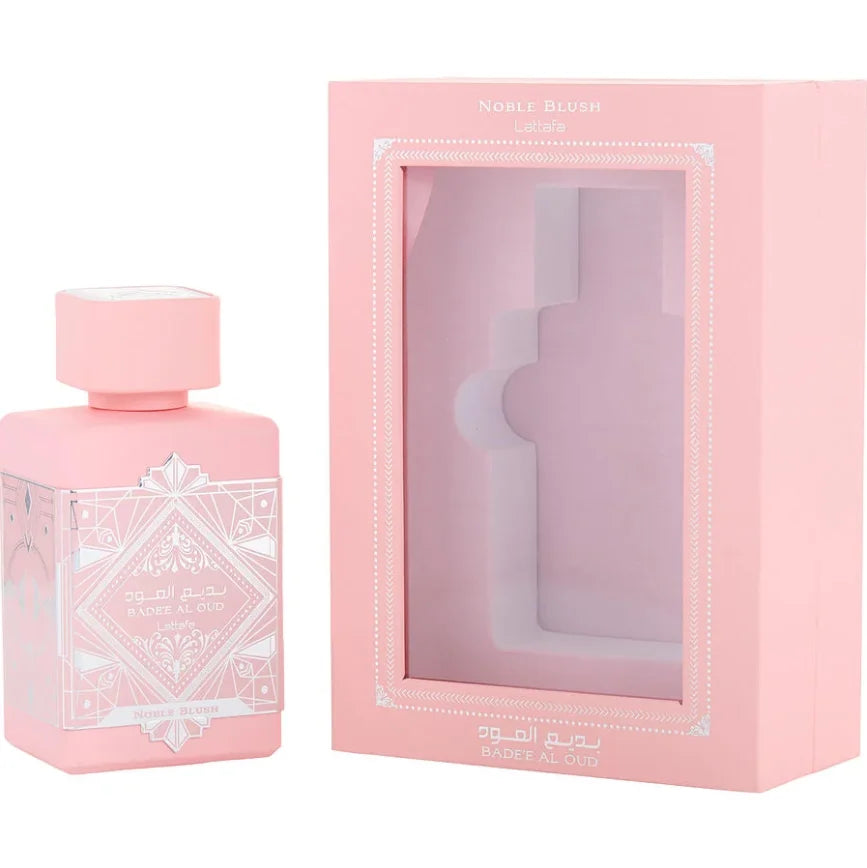 Lattafa Badee Al Oud Noble Blush women Eau De Parfum Spray 100ml Gourmand Fragrance Notes Original Long-Lasting Scent