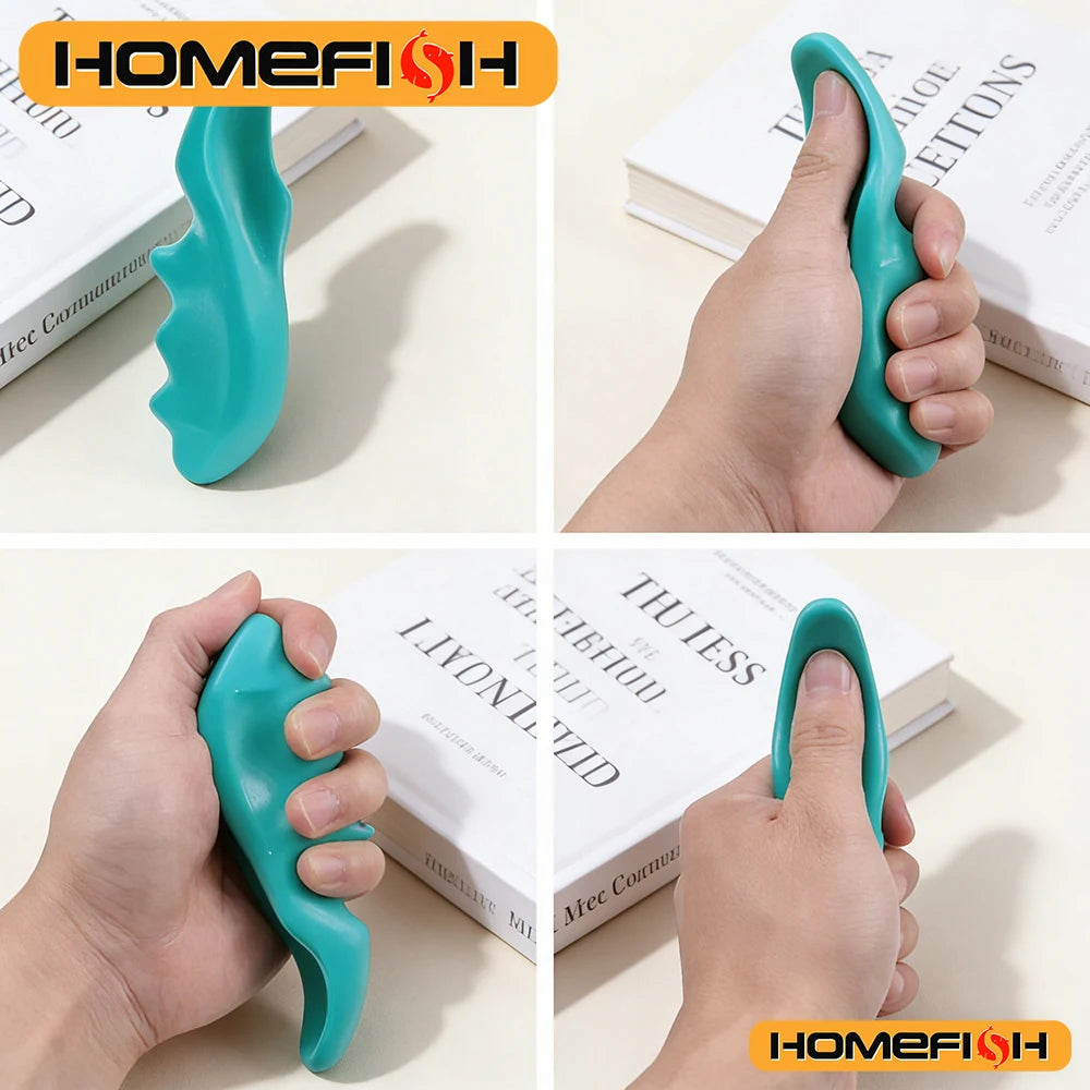 Manual Thumb Trigger Point Massager - Portable Finger Pressure Full Body Foot Back Deep Relax  Tools