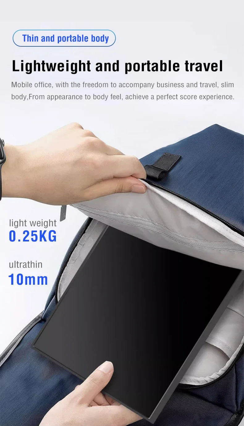 Anmite 10.5-Inch Portable Monitor 1280P HDR | 16:10 IPS Display