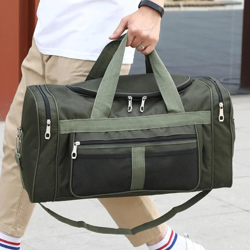 Travel Bag Large Capacity Handbag Portable Outdoor Carry Luggage Convenient Practical Male's Weekend Duffle Bags Random Letters