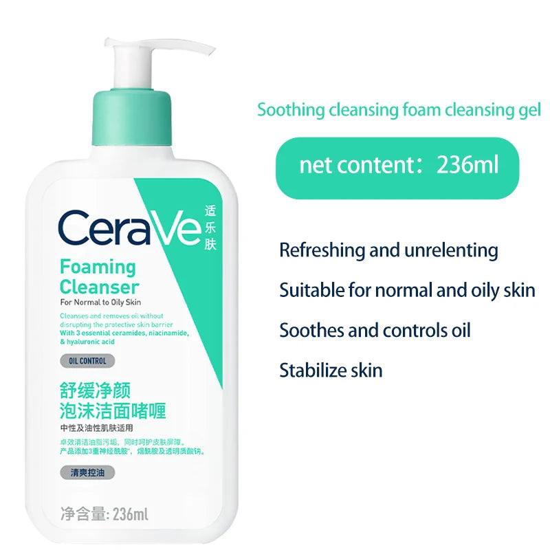 CeraVe Hydrating Facial Cleanser | Moisturizing Face Wash For Dry Skin | Hyaluronic Acid + Ceramides + Glycerin | Hydrating Clea