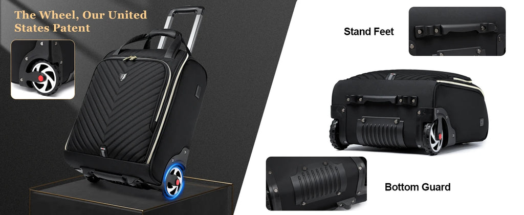 Laptop Bag Business Trolley Bags Carry-On Underseat Airlines Luggage Travel Bag with Wheels Women Men Briefcase for Men Women