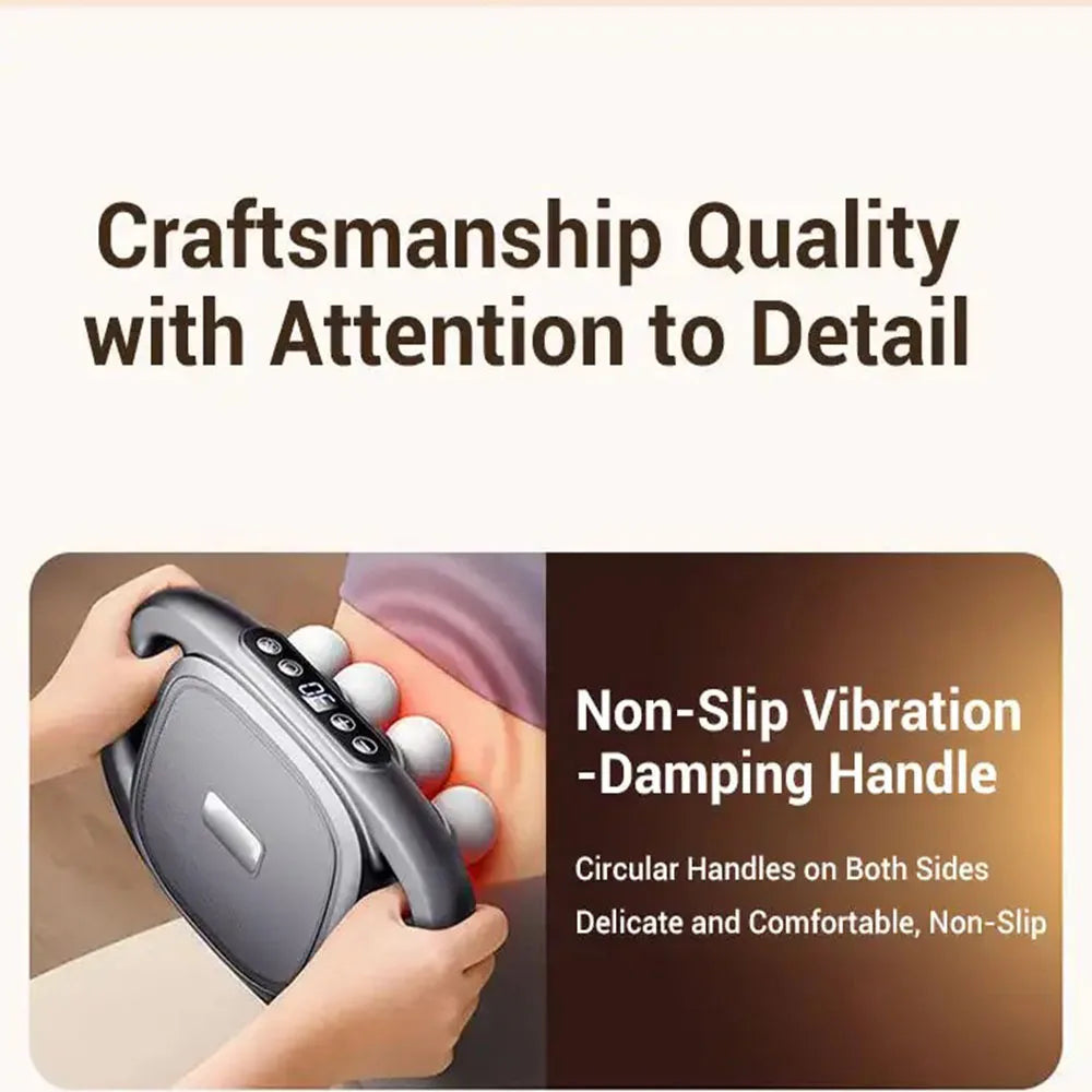 8/16Head Fascia Gun High-Frequency Vibration Body Massage Gun Back and Waist Massager Massager Neck Shoulder Massager Masajeador