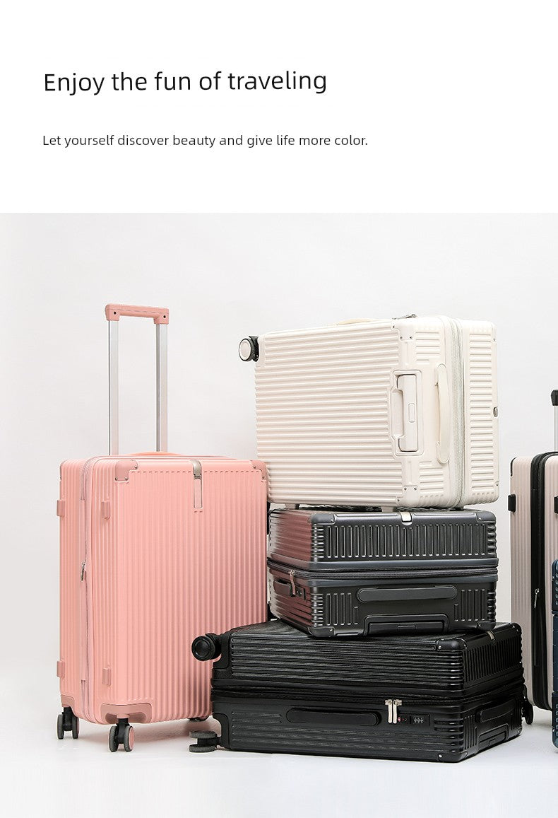 Extra Large Zipper Luggage with Extended Riot Control