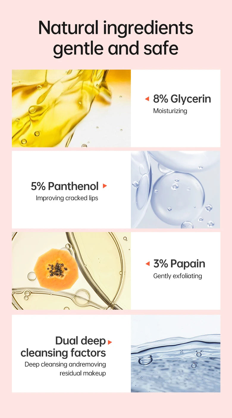 JoyPretty Bubble Lip Balm Lightening Dark Lip Mask Gloss Oil Makeup Exfoliating Clean Moisturizer Beauty Health Lip Care Product