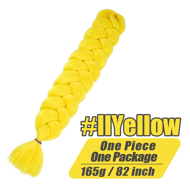 High-end Wigundle Kanekalon Crochet Hair Braiding Hair Extensions For Women Jumbo Braids Pre Stretched Synthetic Hair X pression