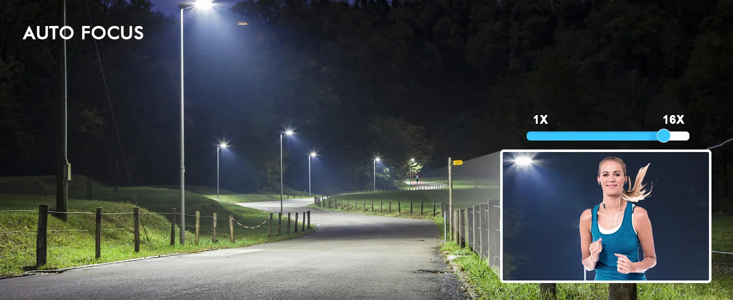 Ctronics Real 4K 8MP Surveillance Camera WiFi 5G Outdoor 360 16X 5X Optical Zoom Security Camera UHD Night Vision Auto Tracking