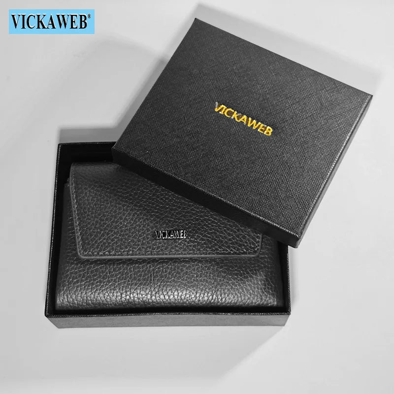 VICKAWEB Magnetic Wallet Women Short Genuine Leather Wallets Fashion Alligator Hasp Wallet Female Small Woman Wallets And Purses