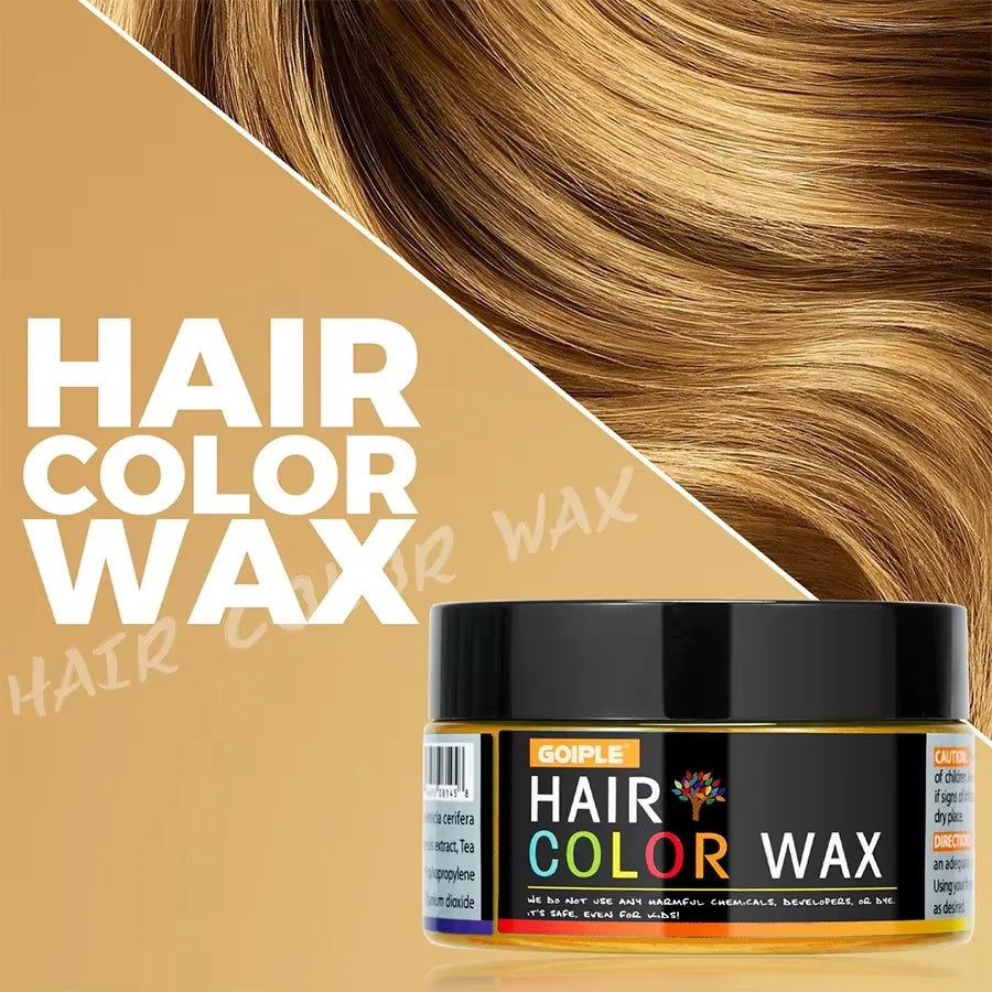 Valentine's Day Hair Color Wax for Men & Women Hair Clay Fashion One-Time Temporary Styling Dye Cream Easy Wash Hair Beard Color