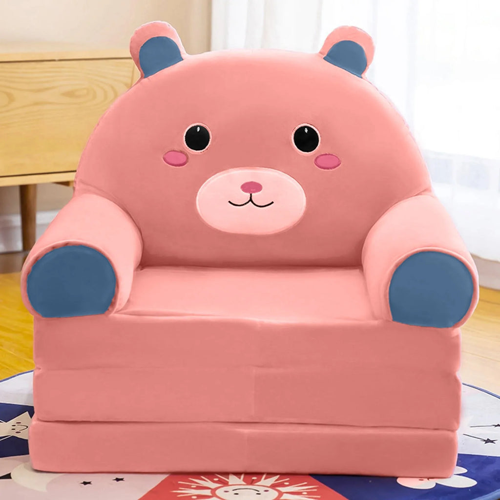 Children'S Two-In-One Multi-Layer Folding Sofa Plush Cartoon Sofa Kindergarten Baby Chair Multi-Functional Children'S Cushion