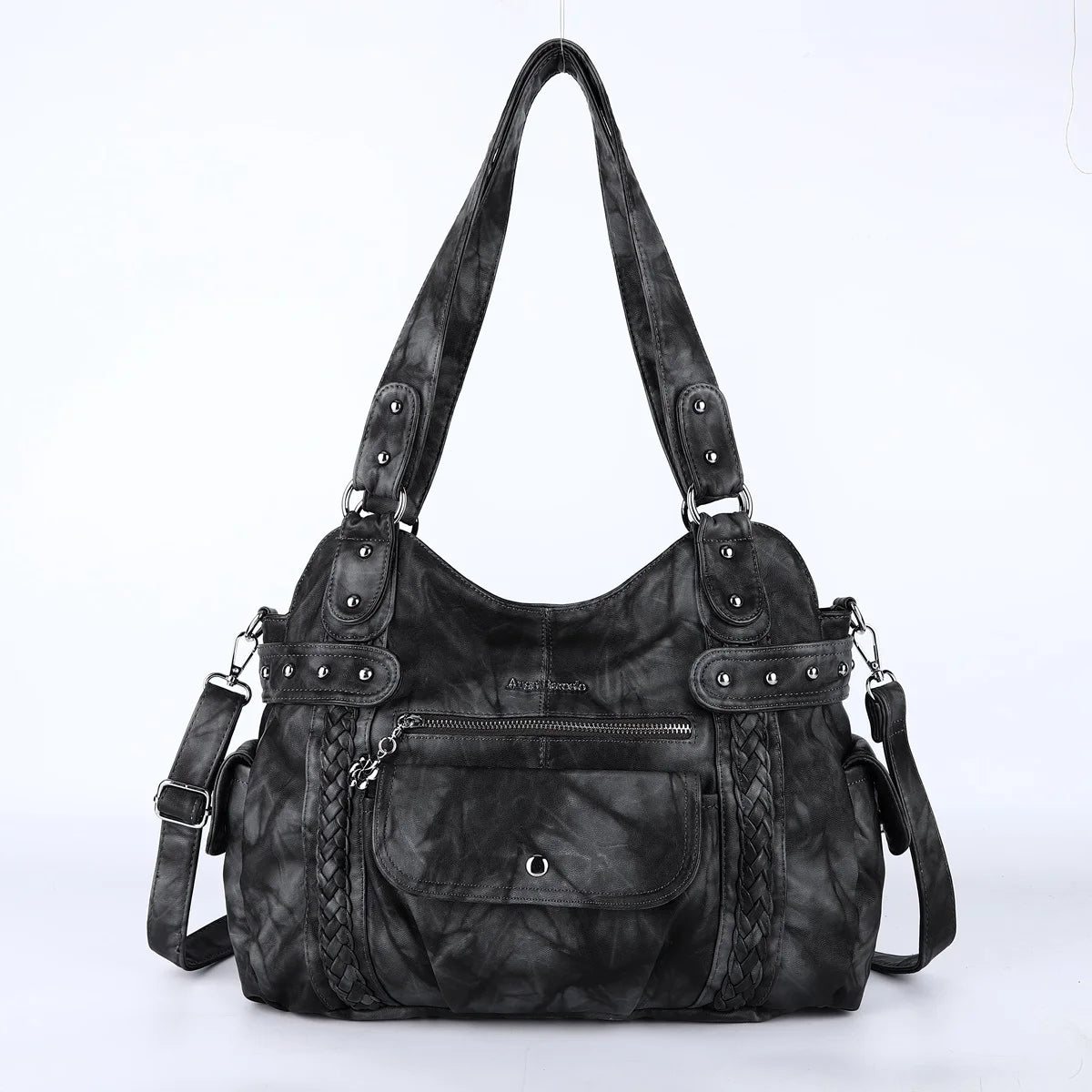 Bag Women Handbags Satchel Top-handle shoulder bag PU Crossbody Bag Dumpling Pack Multi-pockets Shoulder Bags Purse