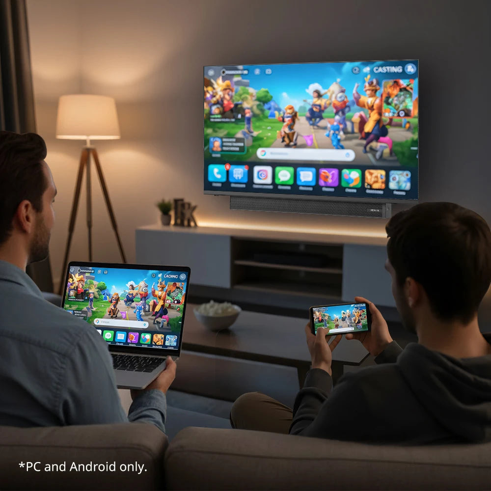 KONKA 32" Smart TV Tizen OS Powered By SAMSUNG Built-in 30W Soundbar HDR10 V-Max Display Theater Audio Dynamic Sound 1Y Warranty