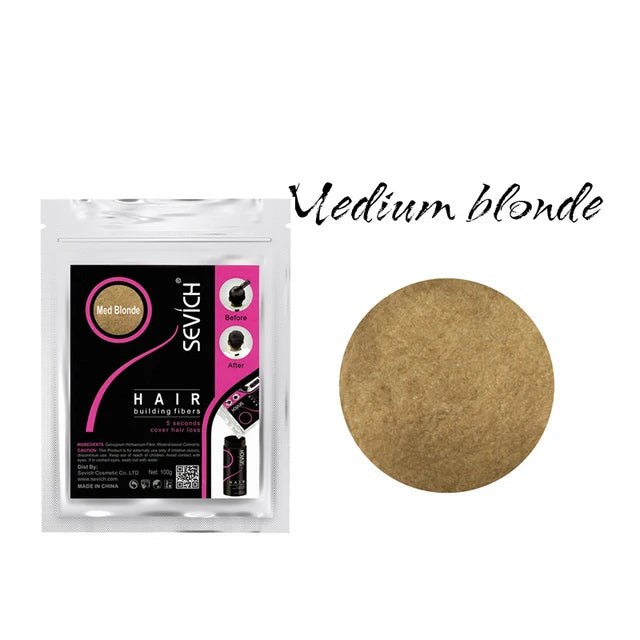 1000g Hair Fiber 10 Color Keratin Hair Building Fiber Powder Hair Fiber Thickening Poudre Instant Hair Growth Treatment For Hair