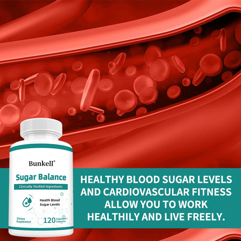 Fearathe Sugar Balance — Cardiovascular & Blood Sugar Support (120 Capsules)