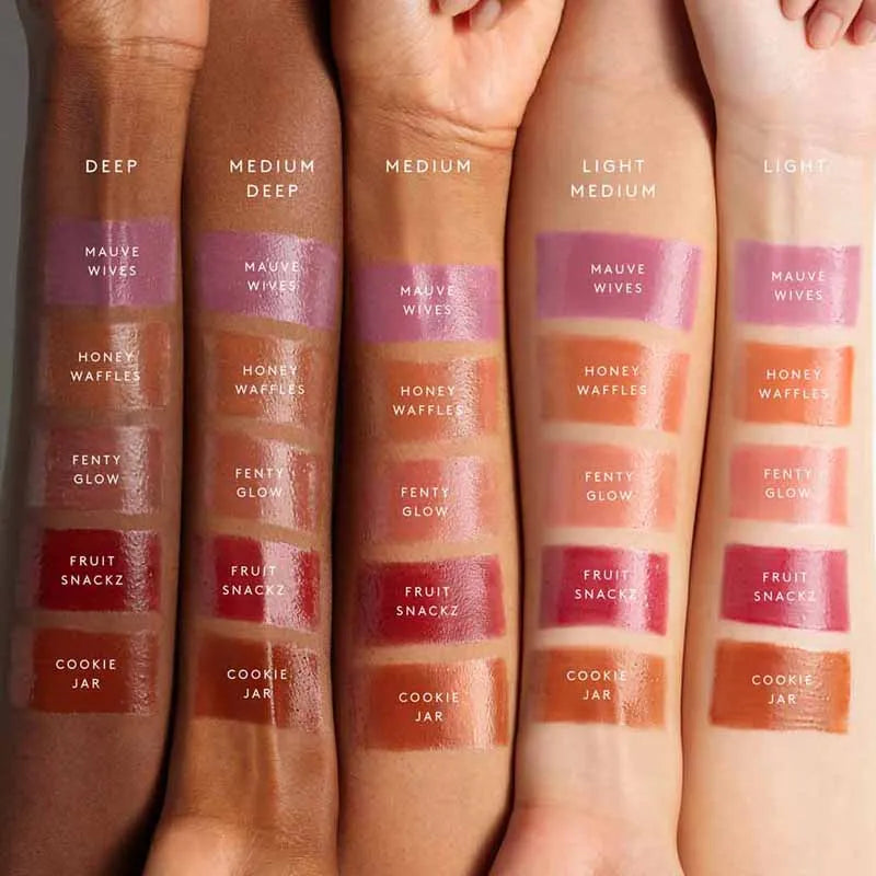 Fenty Beauty Gloss Bomb Lip Glaze Multi-color Moisten Shine Glitter Lip Plumper Makeup Beginner Liquid Lipstick Makeup Cosmetics