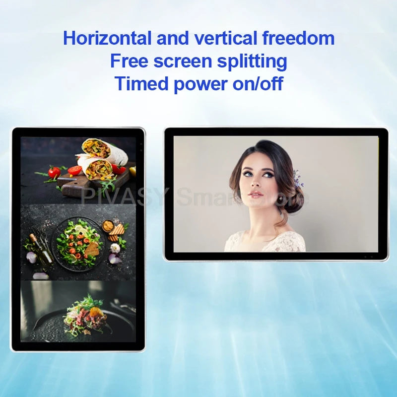 Wall-mounted HD Screen TV 21-27 Inch Advertising Device Display Monitor for Office Business Commercial publicity economic LCD