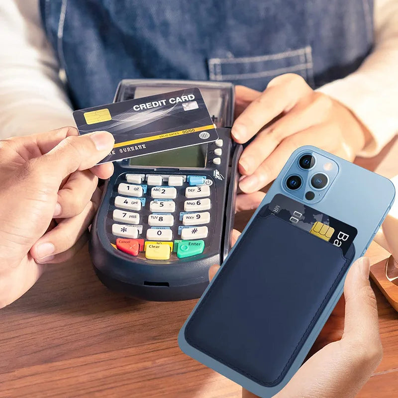 Luxury For Magsafe Magnetic Leather Wallet Case For iPhone 13 17 16 14 Pro Max 15Pro S25 Card Holder Phone Bag Cover Accessories