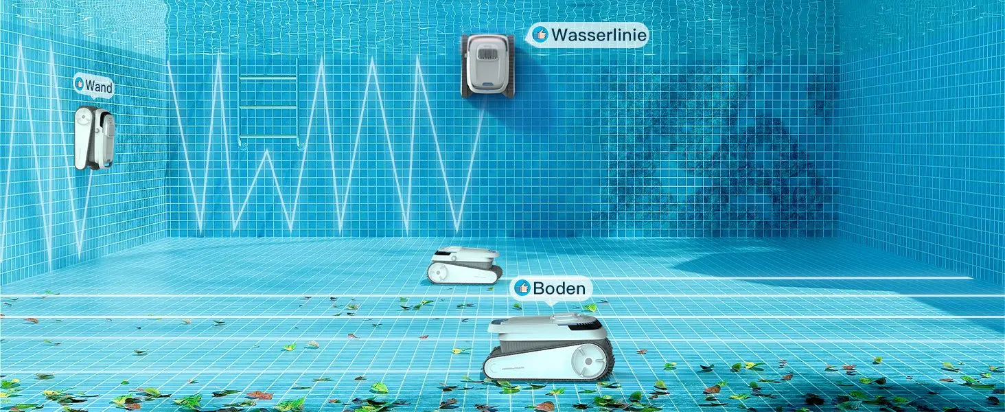 AIRROBO PC10 Cordless Smart Pool Vacuum – Floor, Wall & Waterline Cleaning Robot