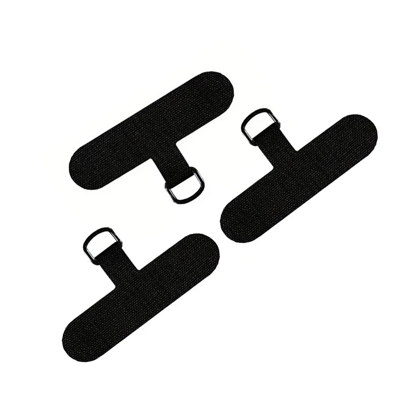 3/5pcs Phone T-shaped Strap Plates - Braid Lanyard Accessories for iPhone 12/13/14/15 & Xiaomi Cases, Weave Card