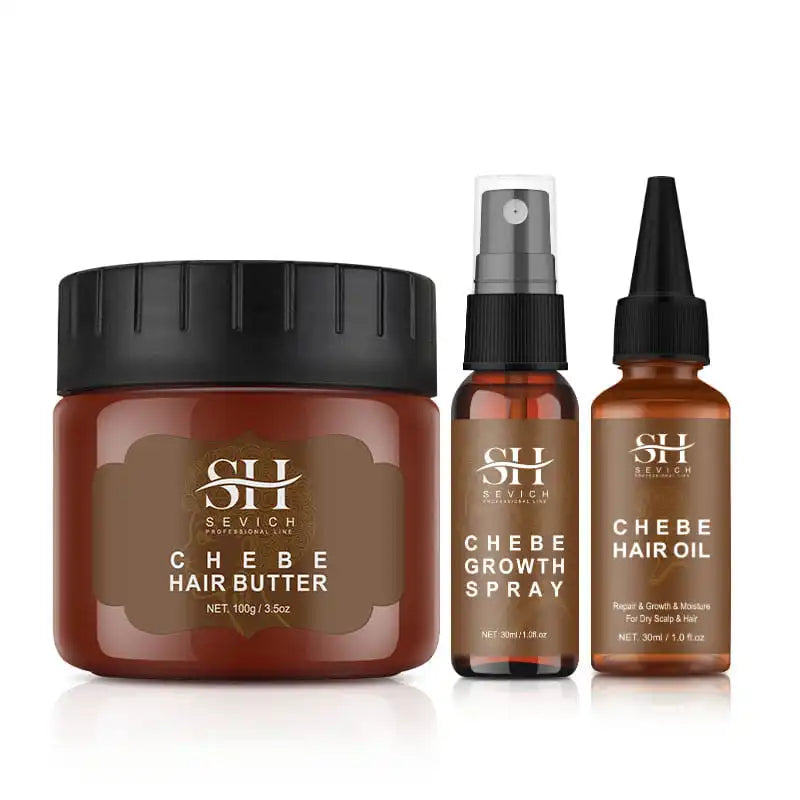 Sevich Chebe Fast Hair Growth Set — Oil 30ml + Mask 100g (Anti-Breakage & Traction Care)